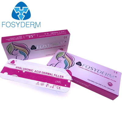 Huid de Vuller Hyaluronic Zuur van 2ml Fosyderm voor Lippenverhoging