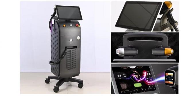 Permanente ontharing laser Ultra dun 4k scherm 808nm diode laser ontharing titanium laser 1