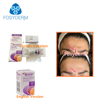 100 eenheden Botulinum Toxin Allergan Wegnemen Gezichtsrimpels Injectie  Type A