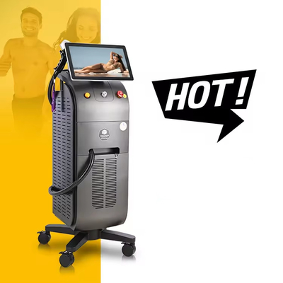 1-10Hz herhalingsfrequentie Diode laser ontharing machine onderdelen met huidcontact sensor