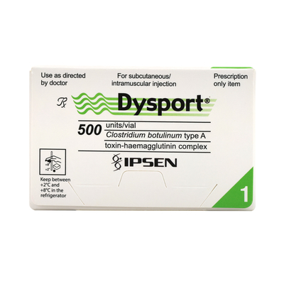 Dysport Botulinum Toxin Type A 100 eenheden voor het verwijderen van rimpels