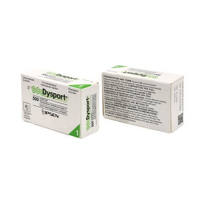 Dysport Botulinum Toxin Type A 100 eenheden voor het verwijderen van rimpels