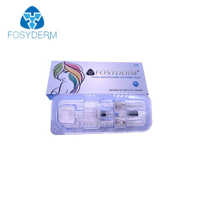 HA-vuller toegepast op gezicht, kin, wang, lippen en lichaam voor een effectieve verbetering van het volume