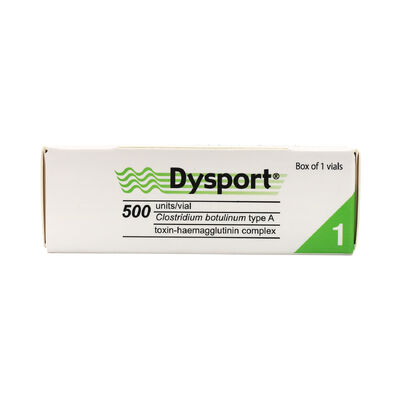 Dysport 500u Botulinumtoxine huidverzorging rimpels verwijderen Botox injectie