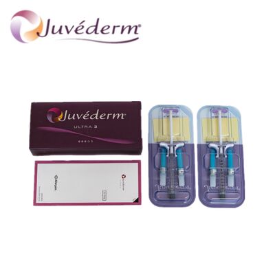 Juvederm hyaluronzuur huidvuller voor gezichtscontouren en rimpelvermindering