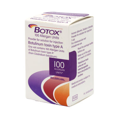 Beste Effecten Gezichtsrimpels Verwijdering Botuline Toxine Allergan Botox 100 Eenheden