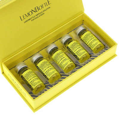 Citroenfles ampuloplossing 10 ml×5 Lipolyse-oplossing om vet op te lossen