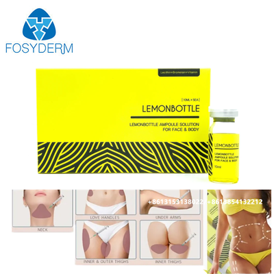 Lemonfles Vetoplossen voor het lichaam Lemonflesoplossing Lipolyse Gewichtsverlies Afvallen