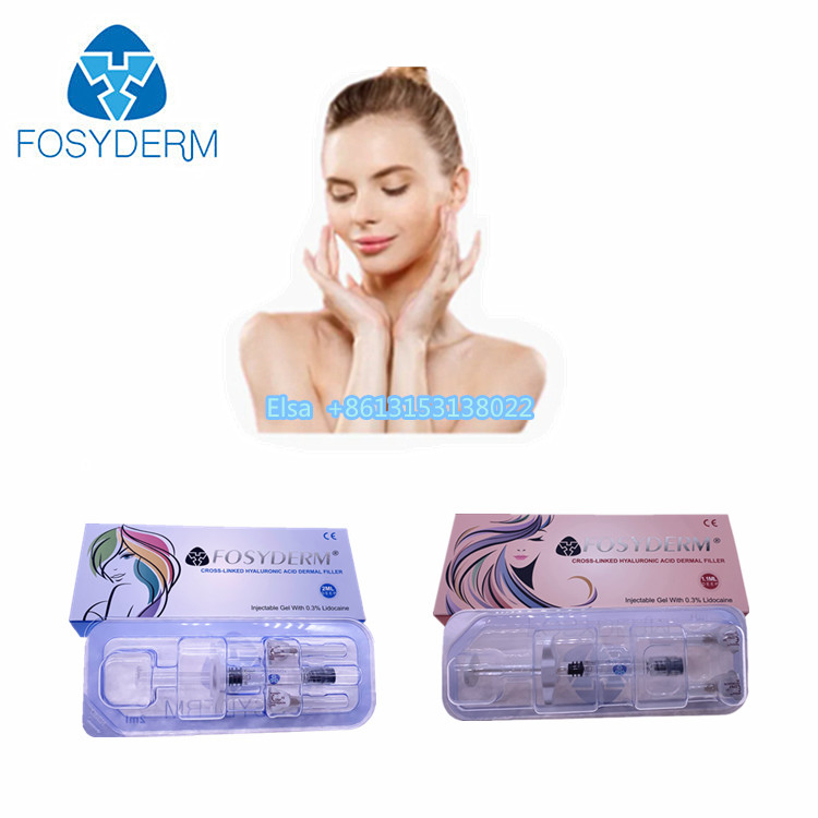 Fosyderm 2 ml Hyaluronzuur Gel Dermale vulmiddel injecties voor gezichts- en neushuidverzorging