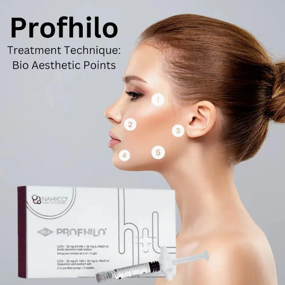 Transparante Profhilo Skin Booster Hyaluronzuur Dermale Filler Eén spuit per doos