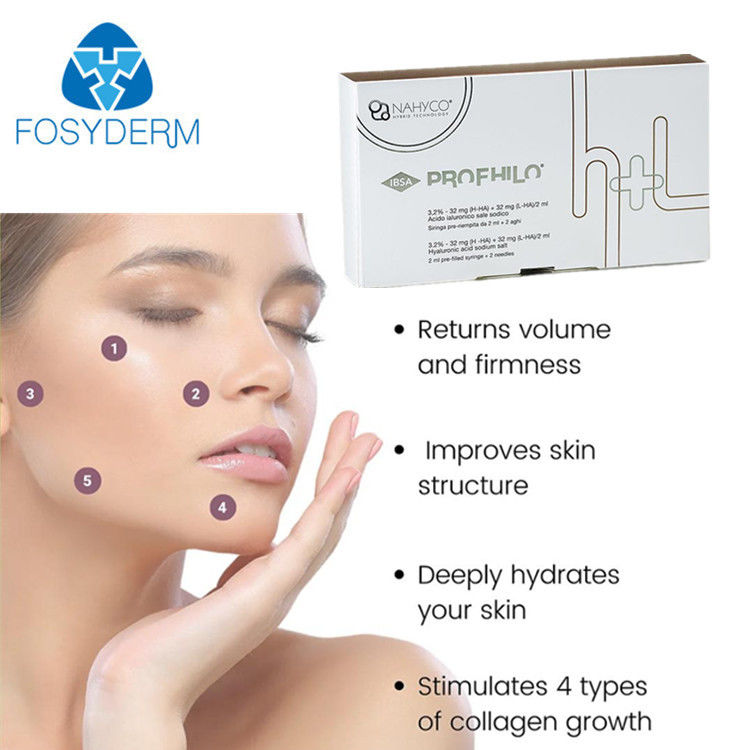 Verbeter de huidstructuur injectie Profhilo anti-verouderde dermale vulstof Retourneer schoonheid