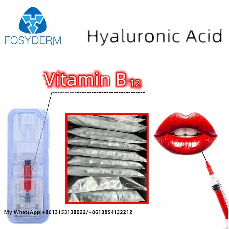 Rode Lip Filler met Vitamine B12 Injectie Hyaluronzuur Filler Beauty Lipvergroting 1 ml