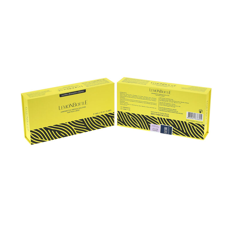 Citroenfles ampuloplossing 10 ml×5 Lipolyse-oplossing om vet op te lossen