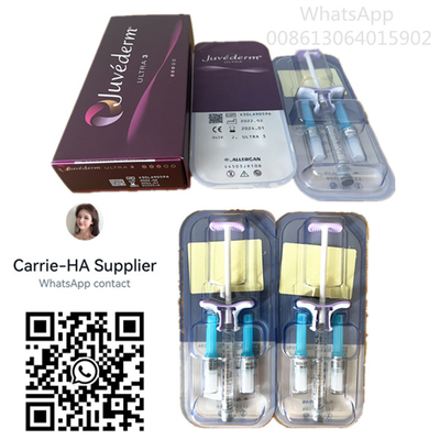 Transparante de Lippenvullers Juvederm ultra 3 van Juvederm Voluma Huid